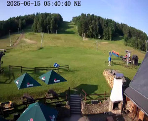 Skiareál Horní Podluží - Nástupní stanice vleků Horní Podluží - 15.6.2025 v 06:45