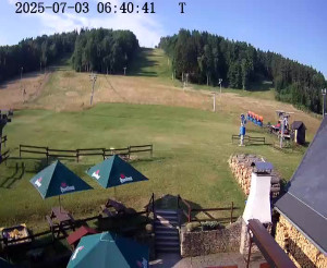 Skiareál Horní Podluží - Nástupní stanice vleků Horní Podluží - 3.7.2025 v 07:45
