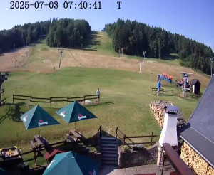 Skiareál Horní Podluží - Nástupní stanice vleků Horní Podluží - 3.7.2025 v 08:45