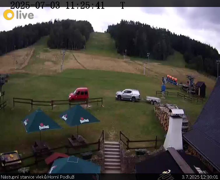 Skiareál Horní Podluží - Nástupní stanice vleků Horní Podluží - 3.7.2025 v 12:30
