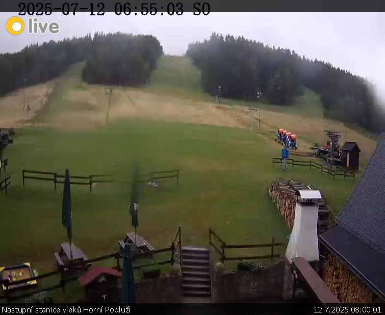 Skiareál Horní Podluží - Nástupní stanice vleků Horní Podluží - 12.7.2025 v 08:00 Skiareál Horní Podluží - Nástupní stanice vleků Horní Podluží - 12.7.2025 v 08:00