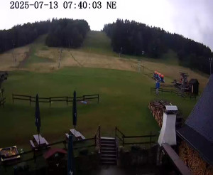 Skiareál Horní Podluží - Nástupní stanice vleků Horní Podluží - 13.7.2025 v 08:45