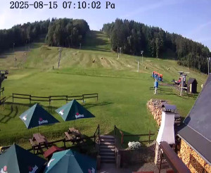 Skiareál Horní Podluží - Nástupní stanice vleků Horní Podluží - 15.8.2025 v 08:15