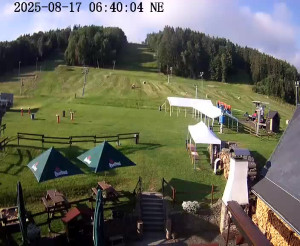 Skiareál Horní Podluží - Nástupní stanice vleků Horní Podluží - 17.8.2025 v 07:45