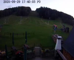 Skiareál Horní Podluží - Nástupní stanice vleků Horní Podluží - 29.9.2025 v 18:45
