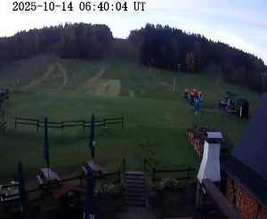 Skiareál Horní Podluží - Nástupní stanice vleků Horní Podluží - 14.10.2025 v 07:45