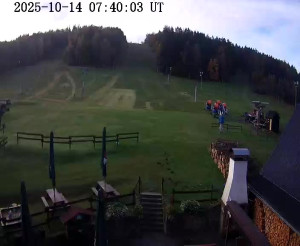 Skiareál Horní Podluží - Nástupní stanice vleků Horní Podluží - 14.10.2025 v 08:45