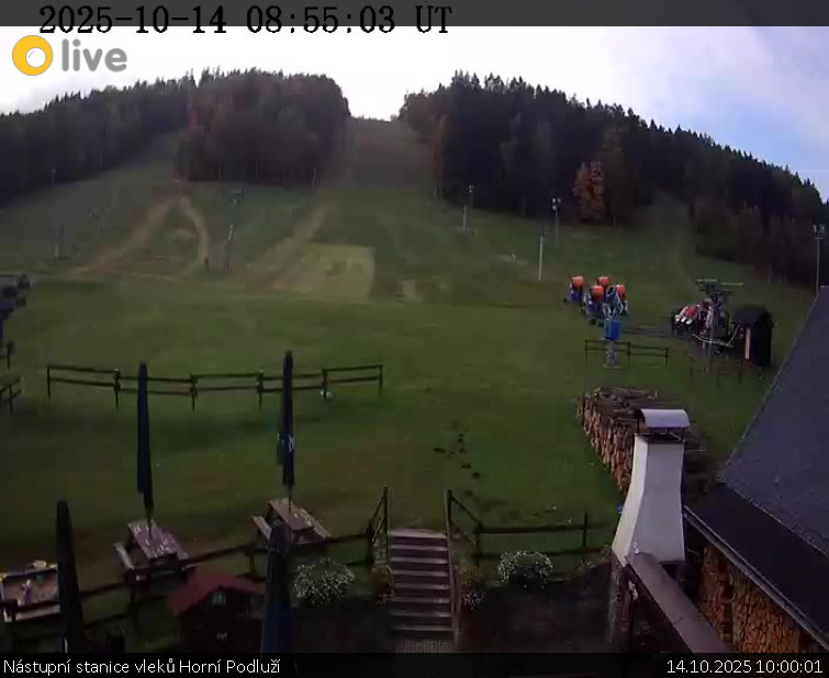 Skiareál Horní Podluží - Nástupní stanice vleků Horní Podluží - 14.10.2025 v 10:00 Skiareál Horní Podluží - Nástupní stanice vleků Horní Podluží - 14.10.2025 v 10:00