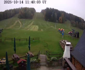 Skiareál Horní Podluží - Nástupní stanice vleků Horní Podluží - 14.10.2025 v 12:45