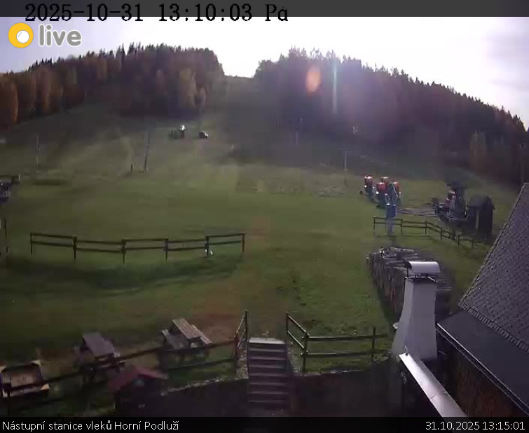 Skiareál Horní Podluží - Nástupní stanice vleků Horní Podluží - 31.10.2025 v 13:15 Skiareál Horní Podluží - Nástupní stanice vleků Horní Podluží - 31.10.2025 v 13:15