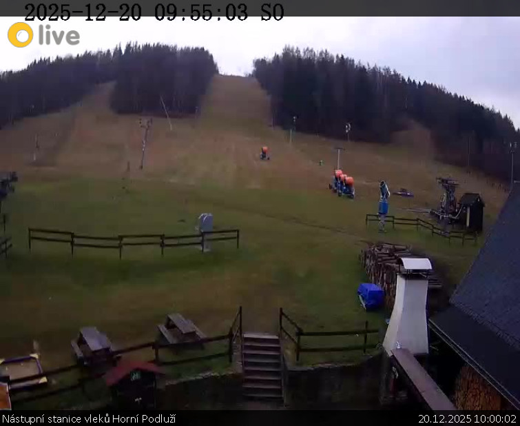 Skiareál Horní Podluží - Nástupní stanice vleků Horní Podluží - 20.12.2025 v 10:00