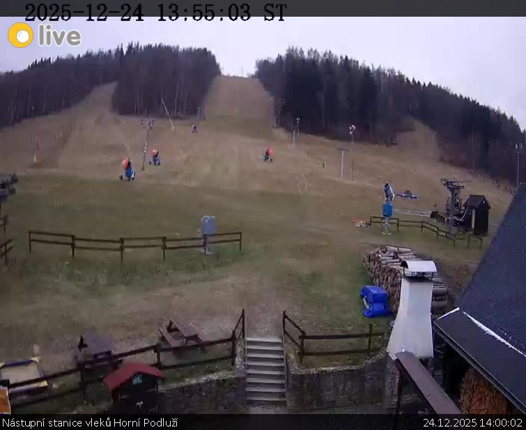 Skiareál Horní Podluží - Nástupní stanice vleků Horní Podluží - 24.12.2025 v 14:00