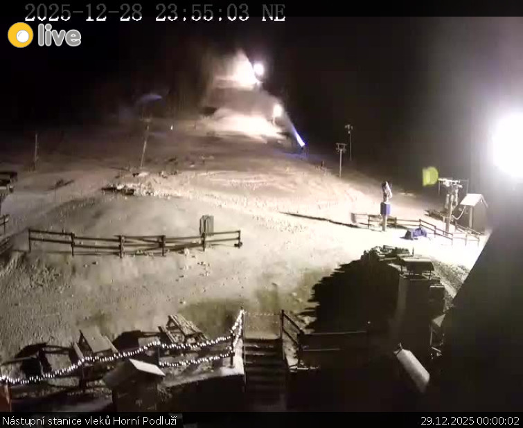 Skiareál Horní Podluží - Nástupní stanice vleků Horní Podluží - 29.12.2025 v 00:00
