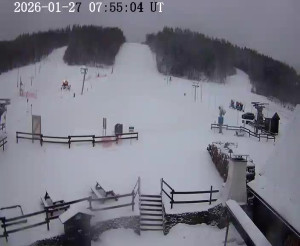 Skiareál Horní Podluží - Nástupní stanice vleků Horní Podluží - 27.1.2026 v 08:00