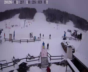 Skiareál Horní Podluží - Nástupní stanice vleků Horní Podluží - 27.1.2026 v 10:30