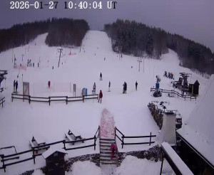 Skiareál Horní Podluží - Nástupní stanice vleků Horní Podluží - 27.1.2026 v 10:45