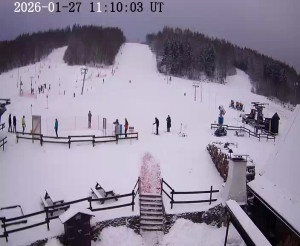 Skiareál Horní Podluží - Nástupní stanice vleků Horní Podluží - 27.1.2026 v 11:15