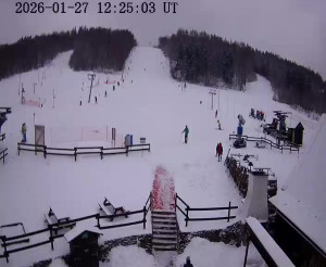 Skiareál Horní Podluží - Nástupní stanice vleků Horní Podluží - 27.1.2026 v 12:30
