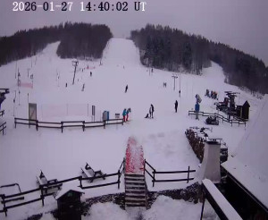 Skiareál Horní Podluží - Nástupní stanice vleků Horní Podluží - 27.1.2026 v 14:45