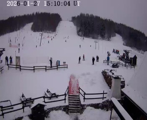 Skiareál Horní Podluží - Nástupní stanice vleků Horní Podluží - 27.1.2026 v 15:15