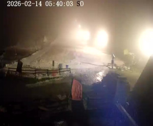 Skiareál Horní Podluží - Nástupní stanice vleků Horní Podluží - 14.2.2026 v 05:45