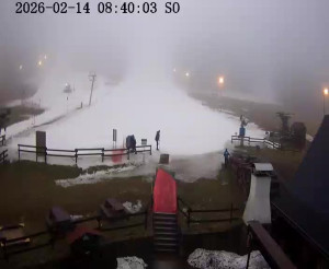 Skiareál Horní Podluží - Nástupní stanice vleků Horní Podluží - 14.2.2026 v 08:45