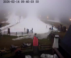 Skiareál Horní Podluží - Nástupní stanice vleků Horní Podluží - 14.2.2026 v 09:45