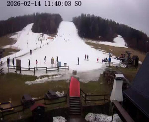 Skiareál Horní Podluží - Nástupní stanice vleků Horní Podluží - 14.2.2026 v 11:45