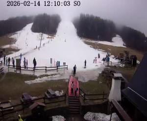 Skiareál Horní Podluží - Nástupní stanice vleků Horní Podluží - 14.2.2026 v 12:15