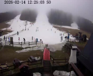 Skiareál Horní Podluží - Nástupní stanice vleků Horní Podluží - 14.2.2026 v 12:30