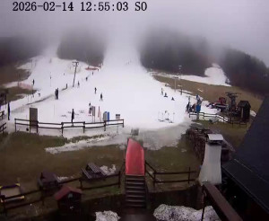 Skiareál Horní Podluží - Nástupní stanice vleků Horní Podluží - 14.2.2026 v 13:00