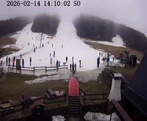 Skiareál Horní Podluží - Nástupní stanice vleků Horní Podluží - 14.2.2026 v 14:15