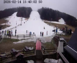 Skiareál Horní Podluží - Nástupní stanice vleků Horní Podluží - 14.2.2026 v 15:45