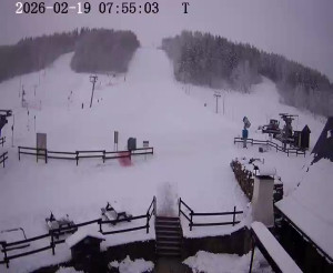 Skiareál Horní Podluží - Nástupní stanice vleků Horní Podluží - 19.2.2026 v 08:00