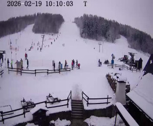 Skiareál Horní Podluží - Nástupní stanice vleků Horní Podluží - 19.2.2026 v 10:15