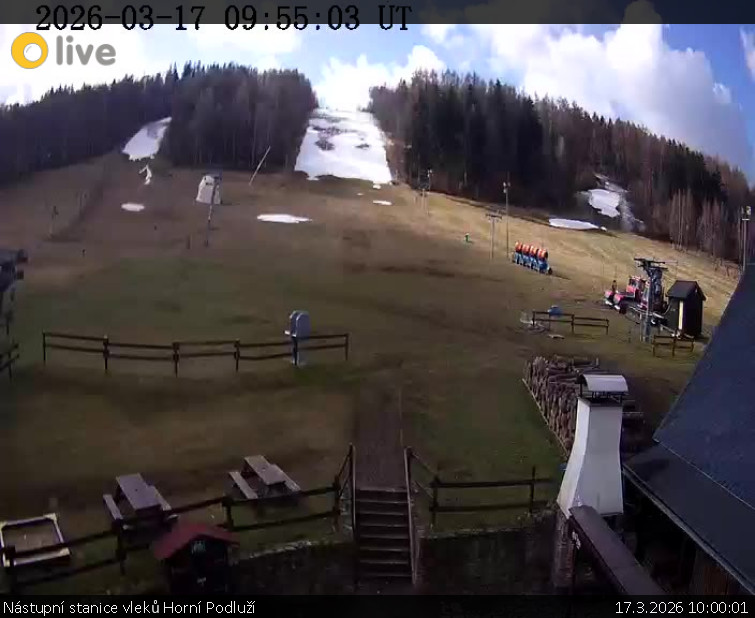 Skiareál Horní Podluží - Nástupní stanice vleků Horní Podluží - 17.3.2026 v 10:00