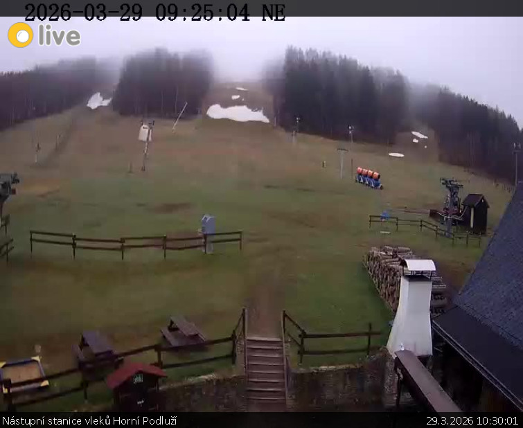 Skiareál Horní Podluží - Nástupní stanice vleků Horní Podluží - 29.3.2026 v 10:30
