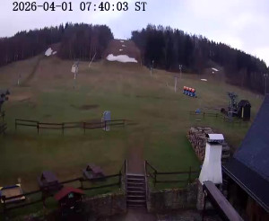 Skiareál Horní Podluží - Nástupní stanice vleků Horní Podluží - 1.4.2026 v 08:45