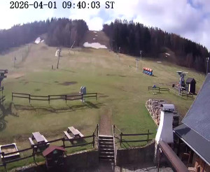 Skiareál Horní Podluží - Nástupní stanice vleků Horní Podluží - 1.4.2026 v 10:45