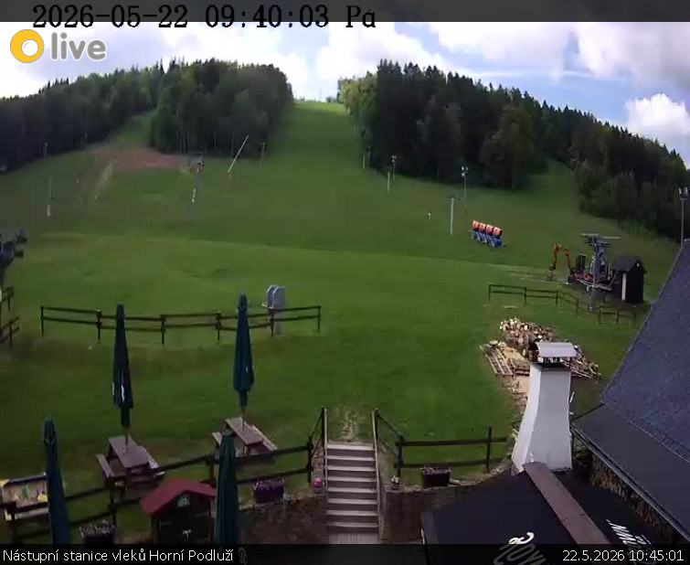 Skiareál Horní Podluží - Nástupní stanice vleků Horní Podluží - 22.5.2026 v 10:45