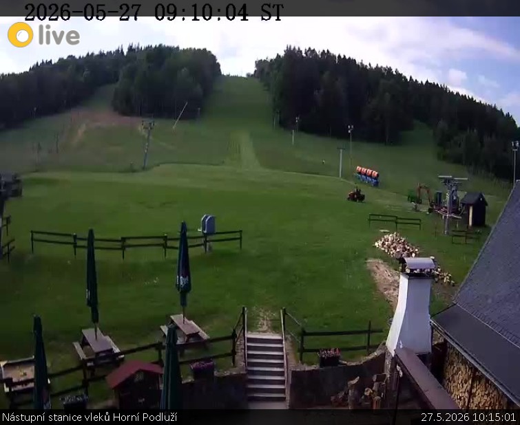 Skiareál Horní Podluží - Nástupní stanice vleků Horní Podluží - 27.5.2026 v 10:15