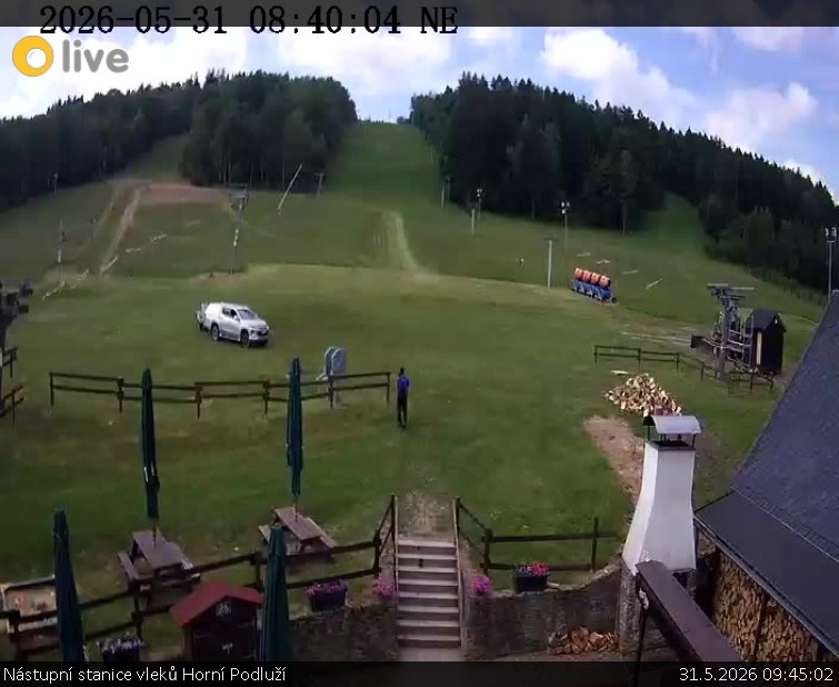 Skiareál Horní Podluží - Nástupní stanice vleků Horní Podluží - 31.5.2026 v 09:45