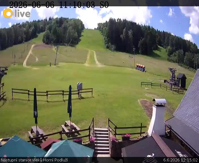 Skiareál Horní Podluží - Nástupní stanice vleků Horní Podluží - 6.6.2026 v 12:15