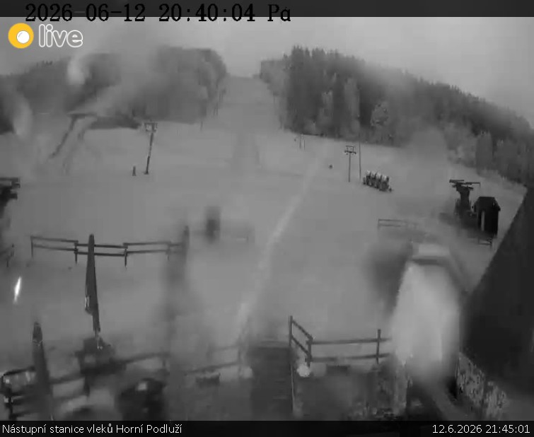 Skiareál Horní Podluží - Nástupní stanice vleků Horní Podluží - 12.6.2026 v 21:45