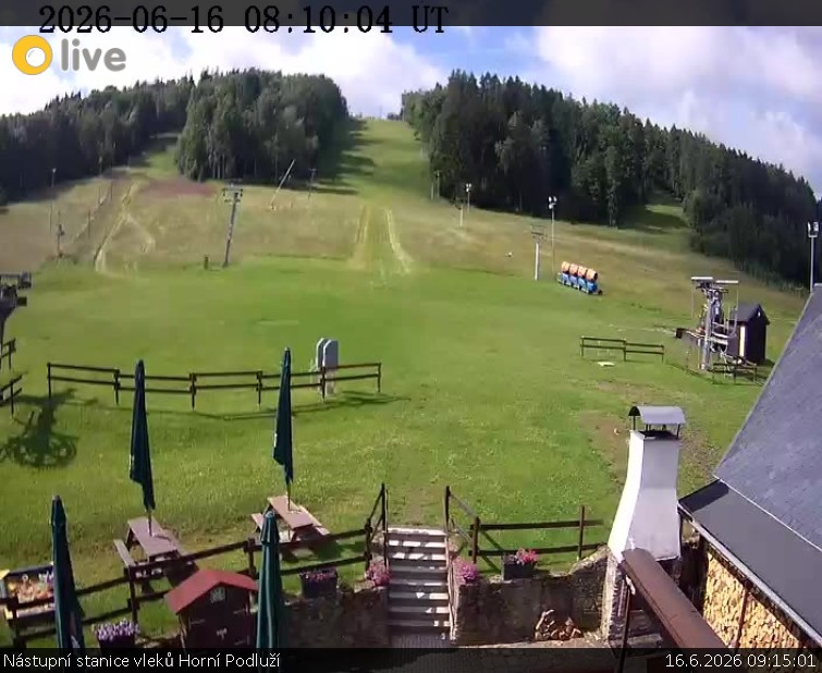 Skiareál Horní Podluží - Nástupní stanice vleků Horní Podluží - 16.6.2026 v 09:15