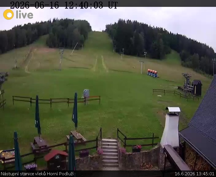 Skiareál Horní Podluží - Nástupní stanice vleků Horní Podluží - 16.6.2026 v 13:45