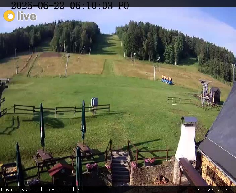 Skiareál Horní Podluží - Nástupní stanice vleků Horní Podluží - 22.6.2026 v 07:15