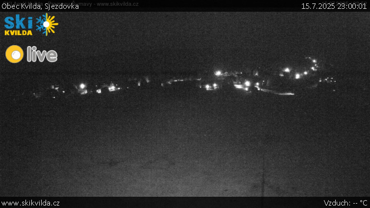 Obec Kvilda - Sjezdovka - 15.7.2025 v 23:00 Obec Kvilda - Sjezdovka - 15.7.2025 v 23:00