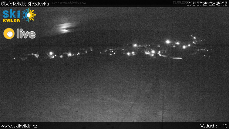 Obec Kvilda - Sjezdovka - 13.9.2025 v 22:45