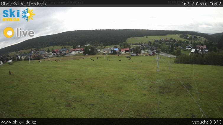 Obec Kvilda - Sjezdovka - 16.9.2025 v 07:00